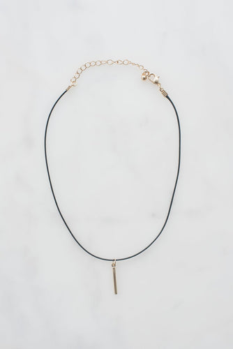 Choker with Gold Pendant